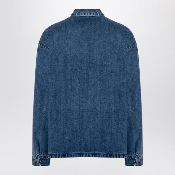 Prada Blue Denim Shirt Men - Picture 2 of 2